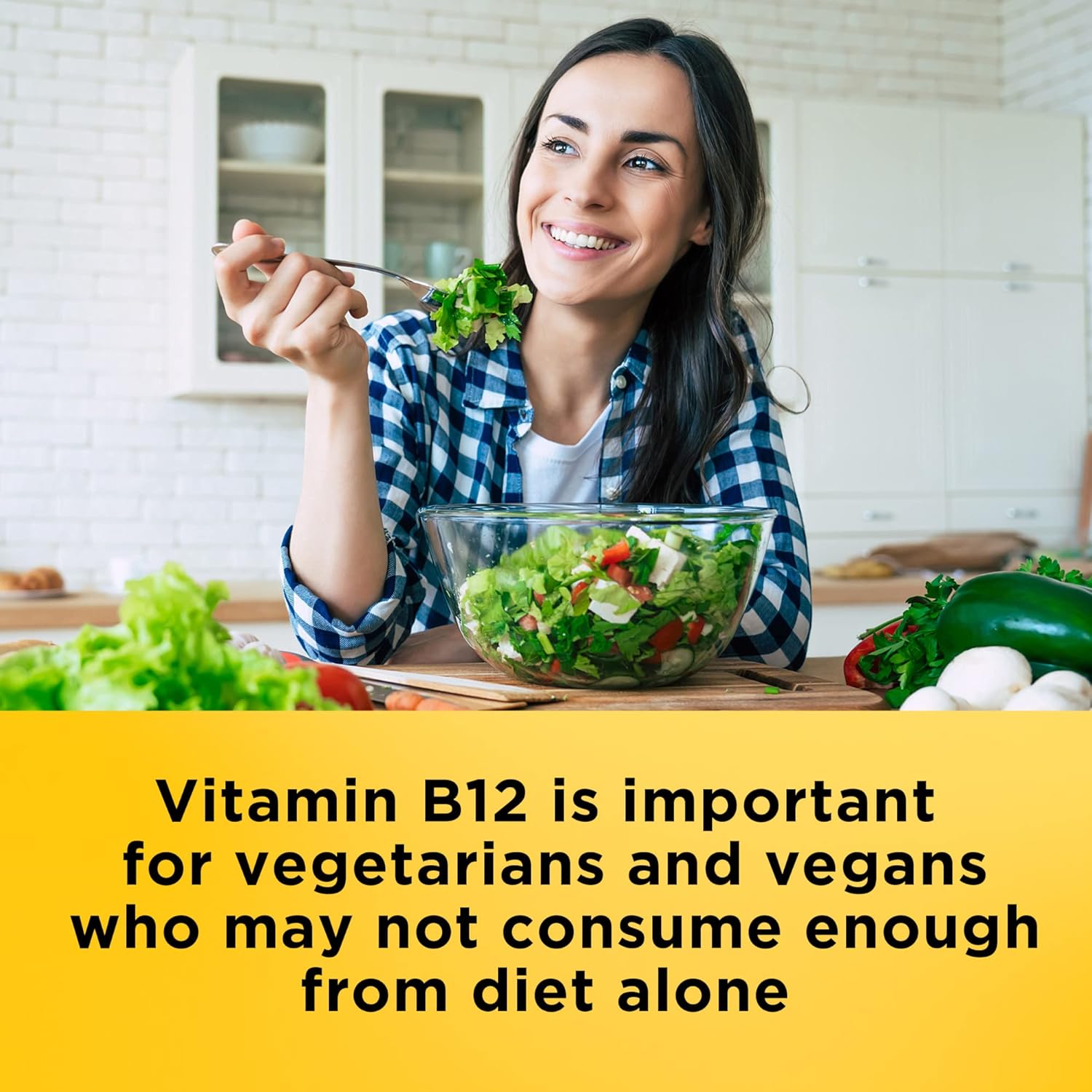 Nature Made Vitamin B12 1000 mcg, Energy Supplement For Cellular Energy Support, 160 Time Release Tablets, 160 Day Supply : Health & Household