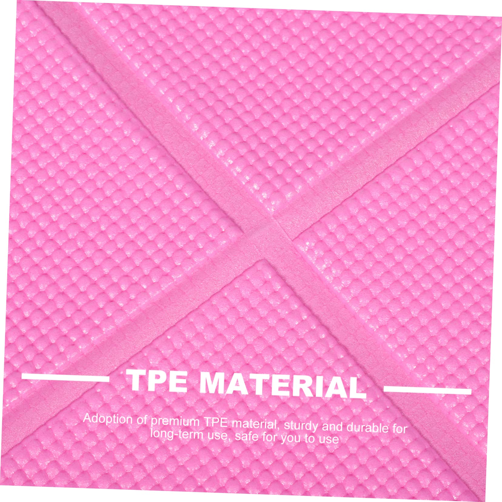 Abaodam Esterilla de Yoga Bolsa Antideslizante de Tpe Plegable y Portátil para Entrenamiento, Estiramientos y Uso en Casa