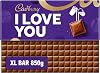 Cadbury Dairy Milk I Love You Gift Chocolate Bar Extra-Large 850g