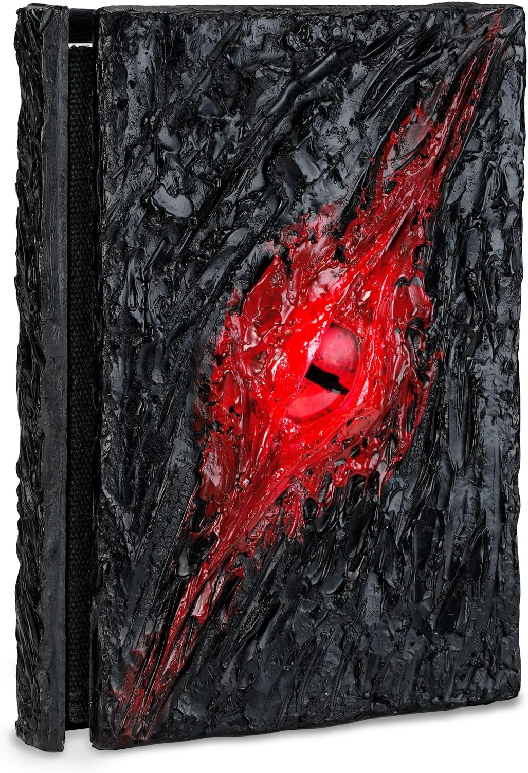 molshine A6 (5.8" x 4.1") 3D Embossed Eye Journal,Resin Engraving Notebook,Retro Diary,100 Sheets Blank Paper,Hardcover Travel Notepad for Writing,Sketchbook,Collection,Gift (Black)