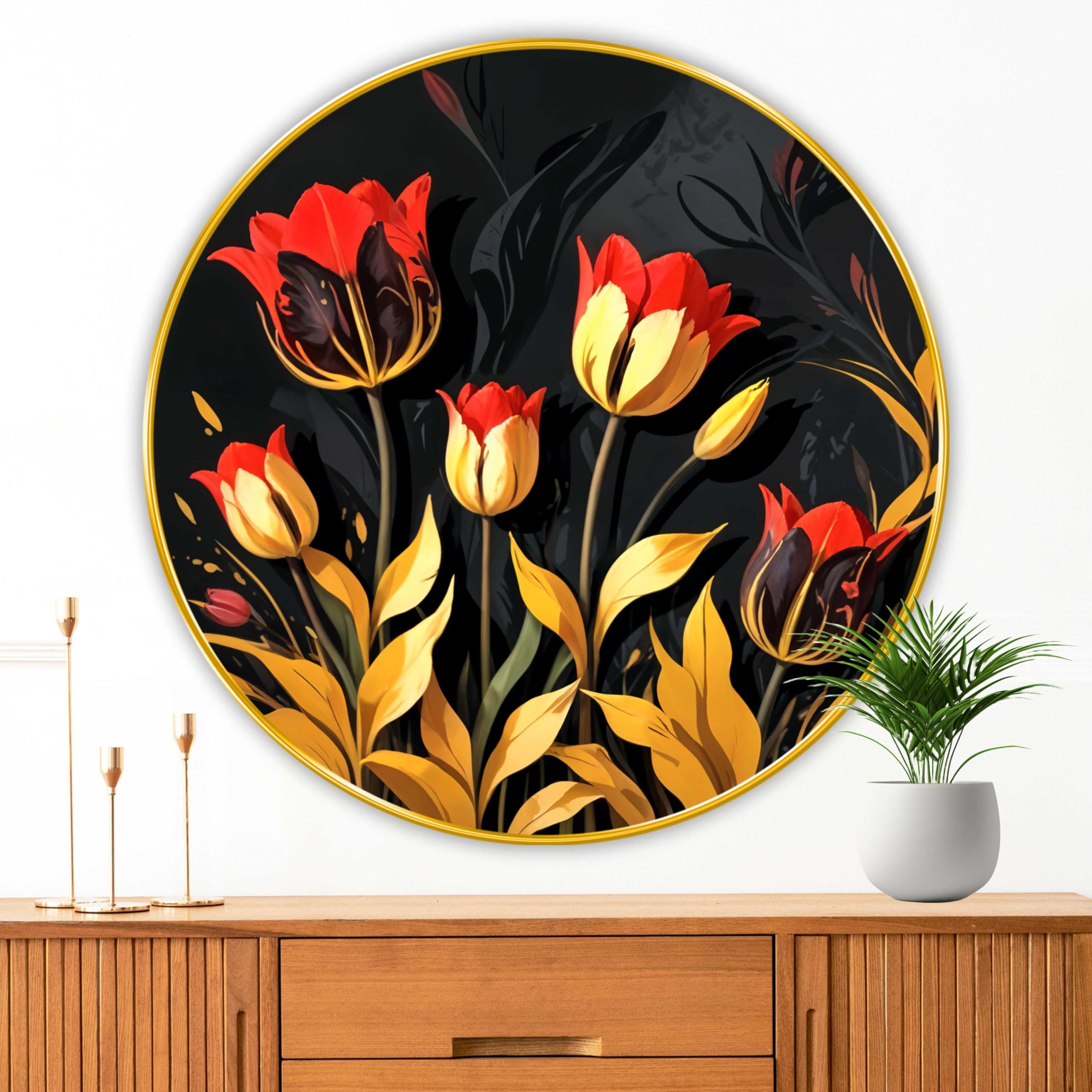 Livin'luxe Abstract Bird Painting - Modern Art -12