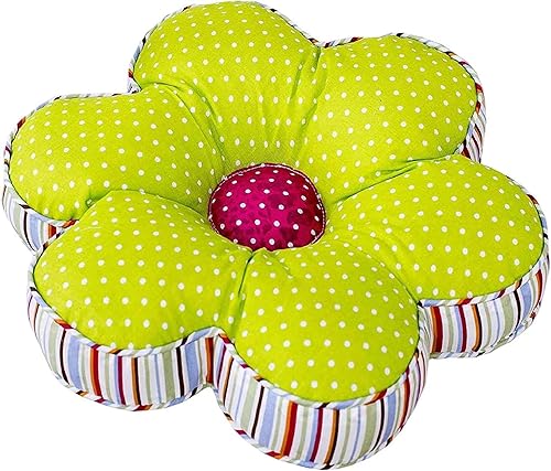 ABREEZE Almohada decorativa en forma de flor, cojín para silla de asiento, rosa para interiores y exteriores, almohada para niñas, decoración del