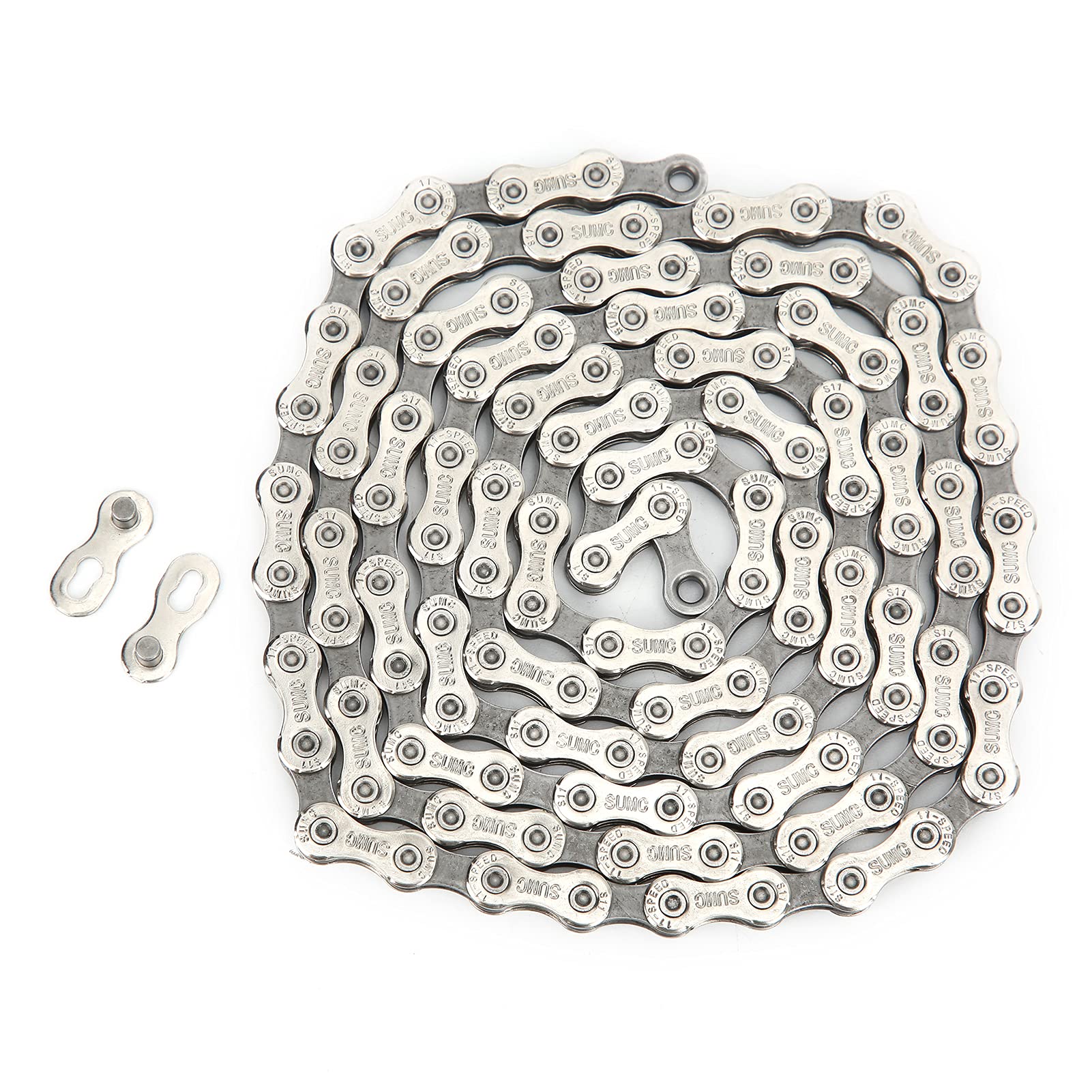 Catena per bici 11 velocità 116 maglie Catena per bicicletta premium ad alte prestazioni per ciclismo su strada e montagna Costruzione in acciaio resistente con maglie di