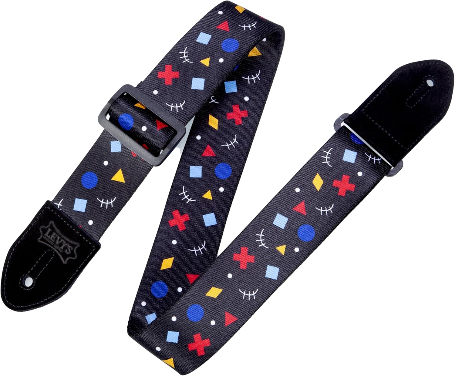 Levy's Leathers 2" Polyester Guitar Strap Acoustic Design; Multi Color(MP2-005)