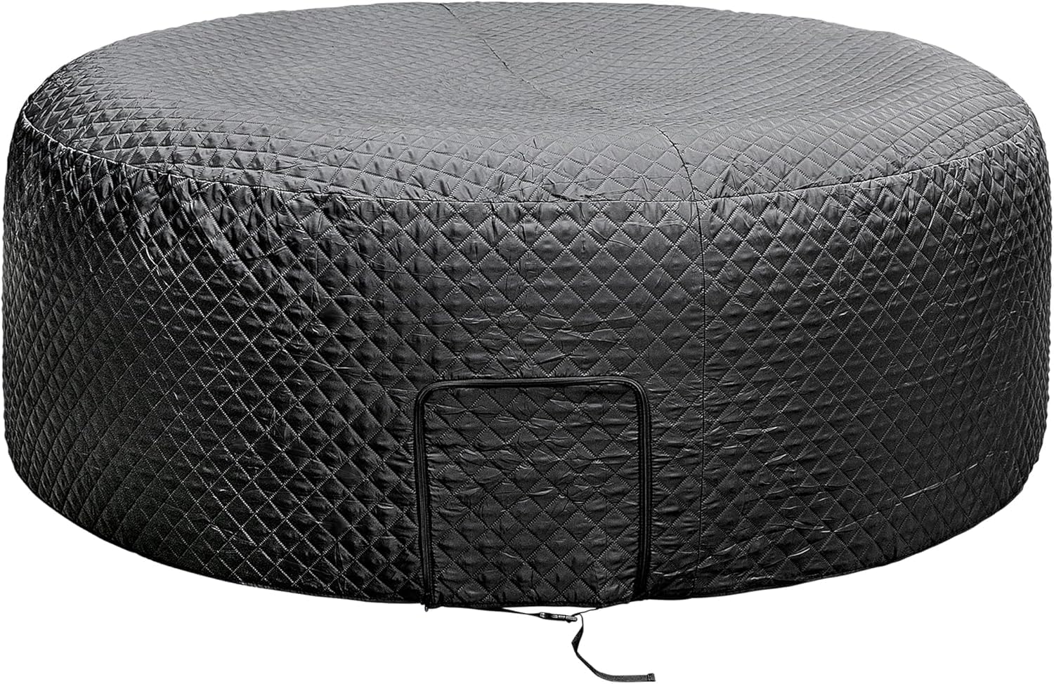 208cm Universal Round Thermal Hot Tub Cover - Insulated Inflatable Hot Tub Thermal Cover with Zipper Door - Outdoor Spa Covers - Extra Insulation and Dustproof