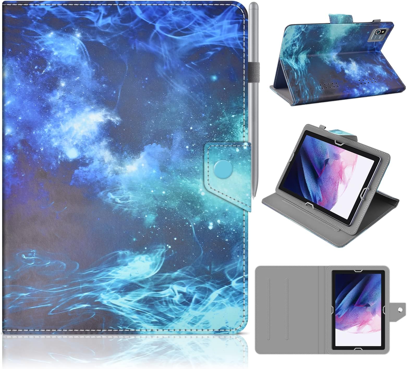KATUMO Universal Case for 10.1 inch Tablet, Protective Stand Case for ...