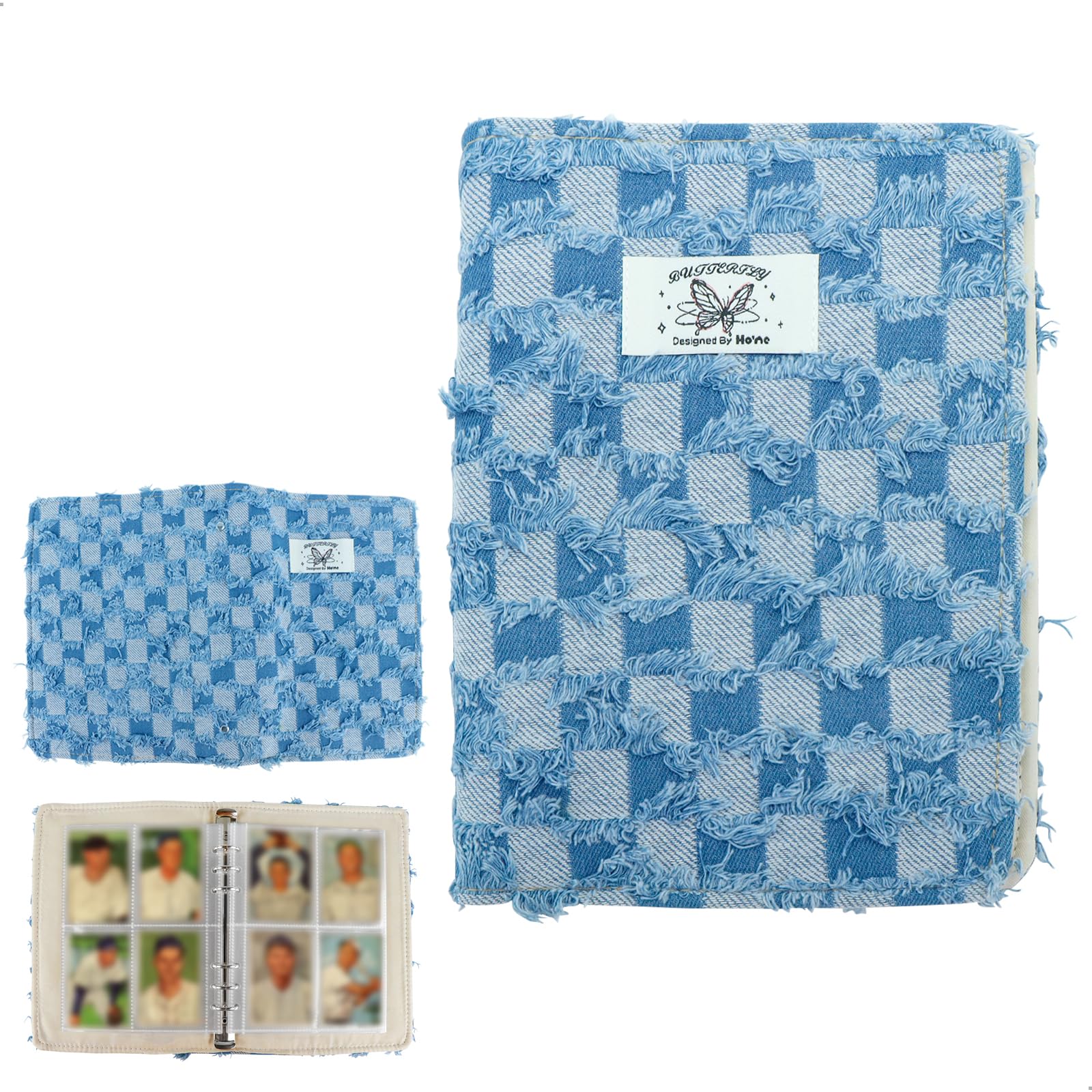 Magic Card Binder, Card Binder, Trading Card Album, Toploader Binder with 20 Sheets 4 Pockets per Page