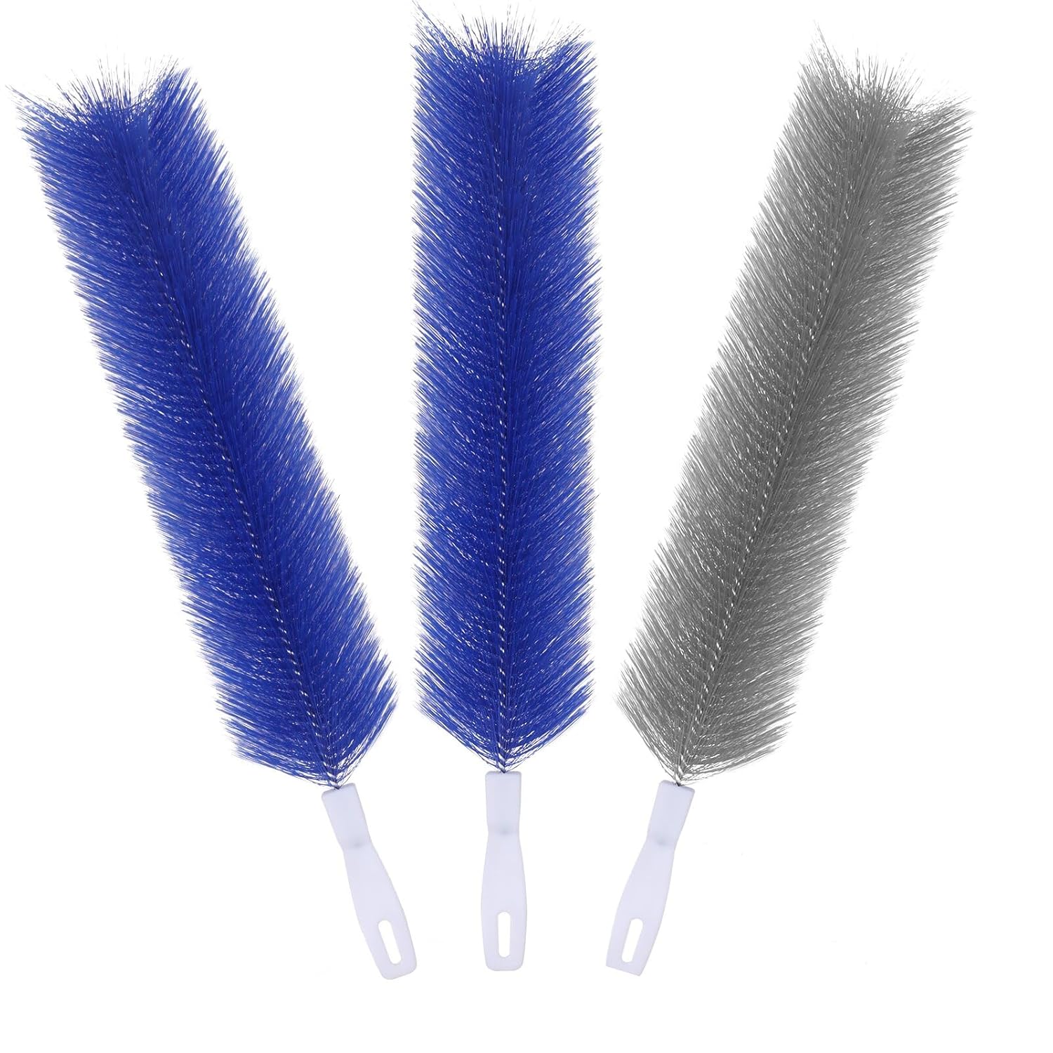 3 Pcs Fan Cleaning Brush Bendable Cobweb Duster - Microfiber Head Washable - Ideal for Ceiling Fan Blades