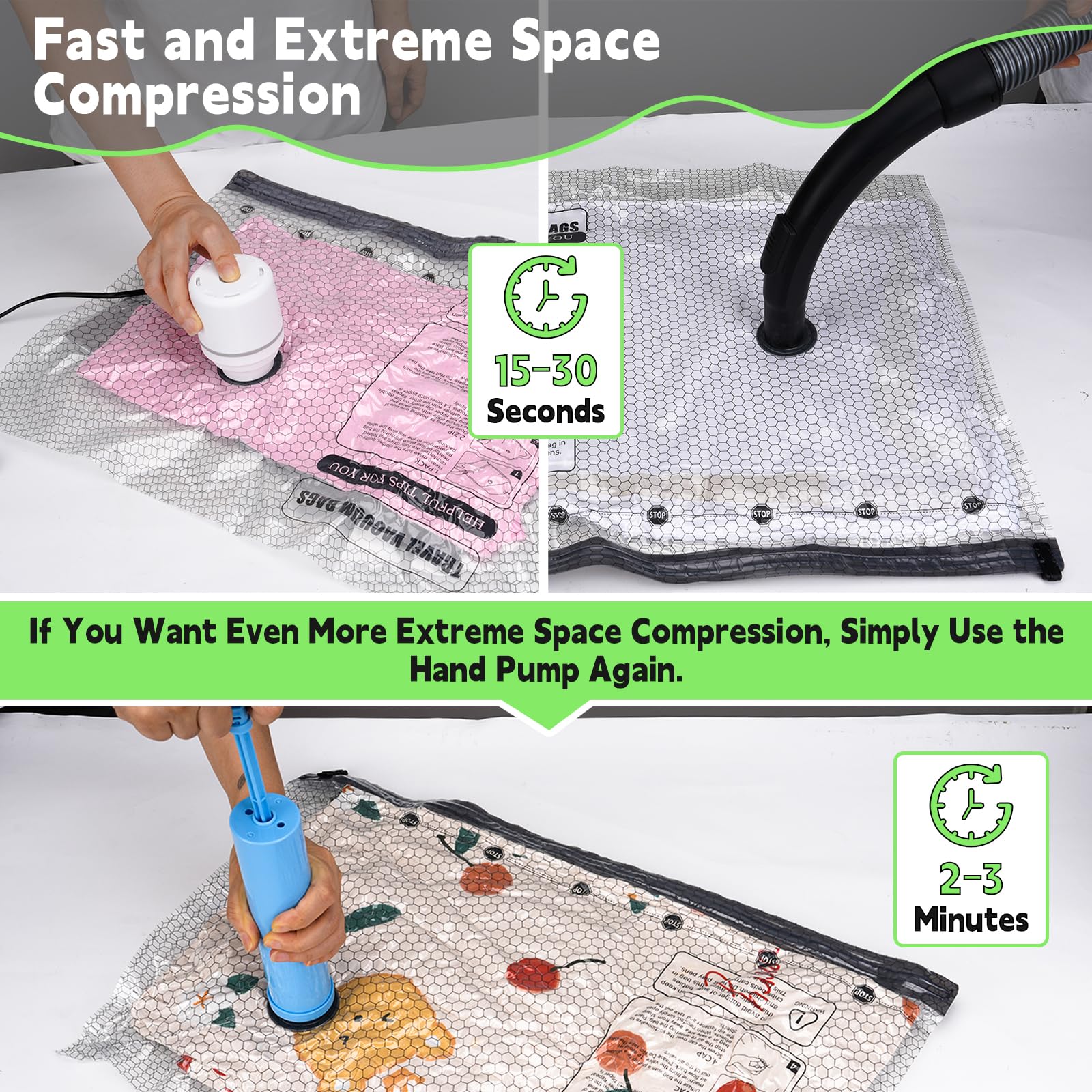 Sac Sous Vide Vetement Aspirateur Avec Pompe Électrique, 9