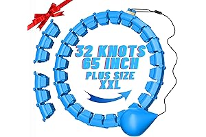 32 knots+ Plus Size Quiet Weighted Hula Hoop