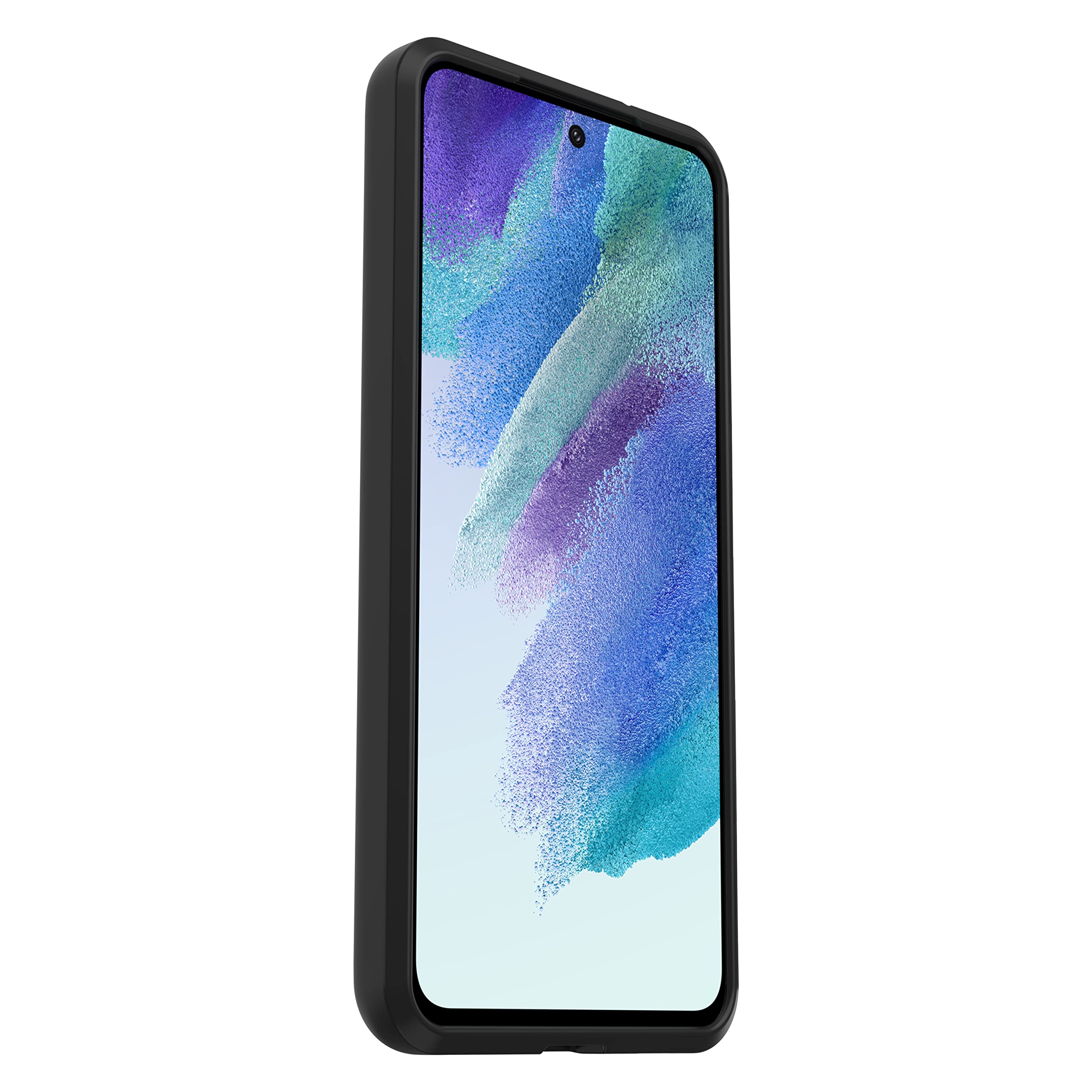 Otterbox Cover per Samsung Galaxy S21 Fe 5G Sleek, Resistente a Shock e Cadute, Cover Sottile, Testata a Norme Anti Caduta Mil-Std 810G, Nero, Senza Retail Package