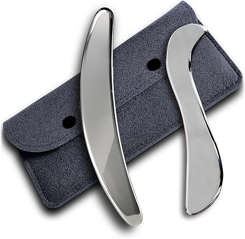 Miniatura 8 de UiiBYUii GuaSha - Juego de herramientas de raspador muscular, herramientas de masaje de raspado para terapia física, herramienta de raspado,