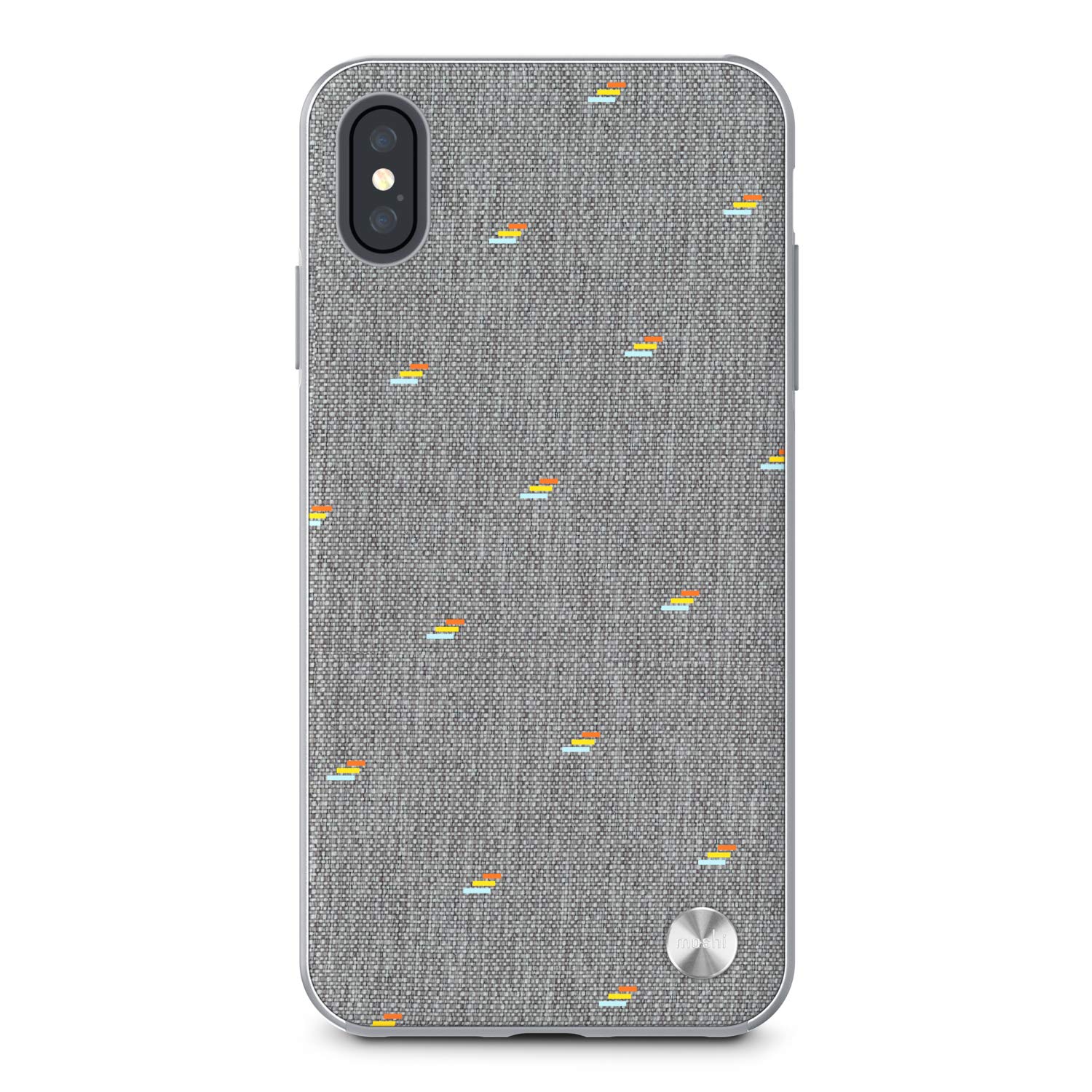 Coque Moshi Vesta iPhone XS Max gris style urbain chic