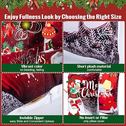 Miniatura 3 de CHANGE MOORE XOXO - Juego de 4 fundas de almohada con texto en inglés Love Heart Flecha de San Valentín, 18 x 18 pulgadas, diseño de flechas de