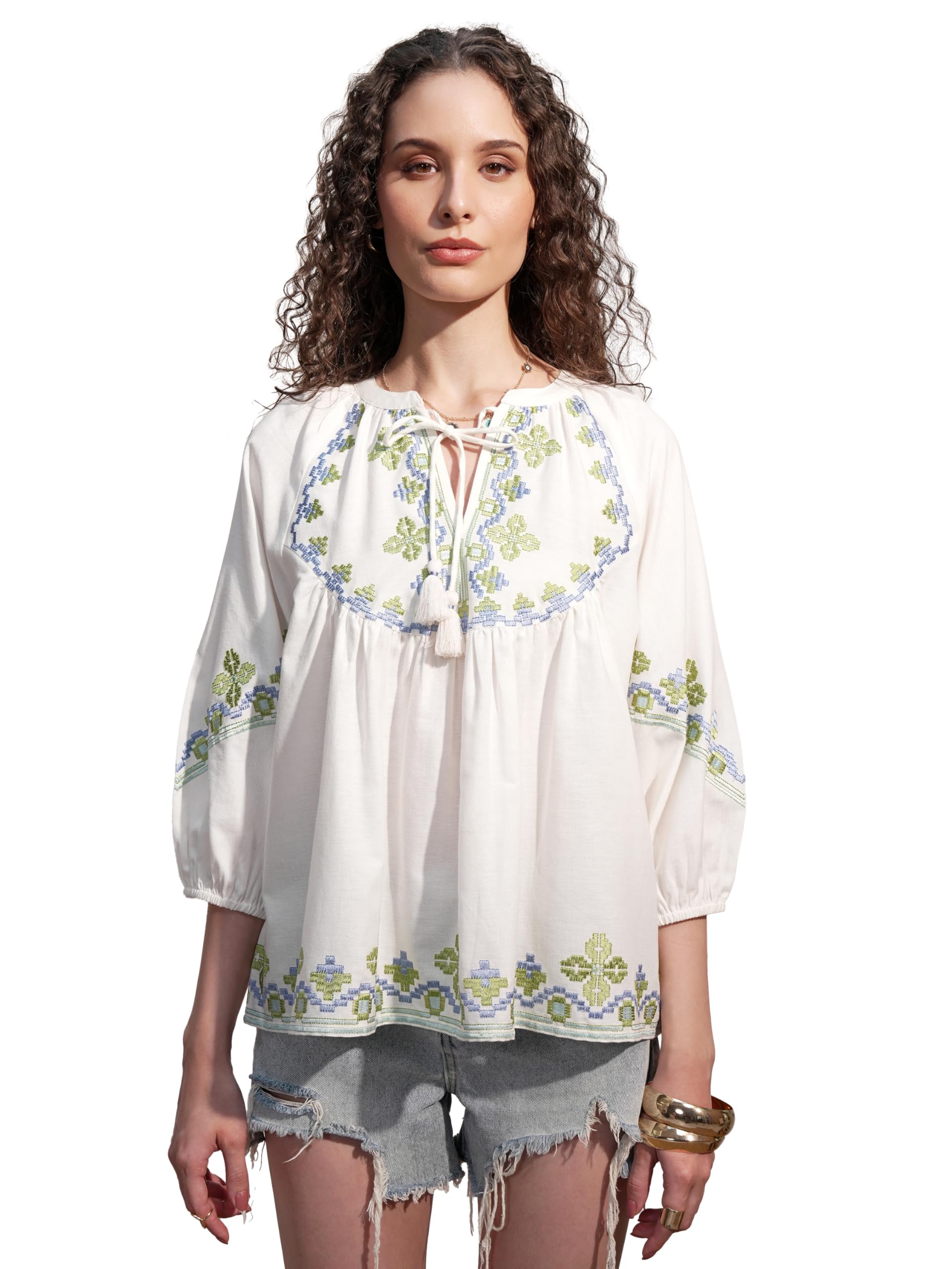 vishudh Women's Elegant Top | Soft & Breathable Fabric | Perfect for Casual & Chic Outfits-picture-23