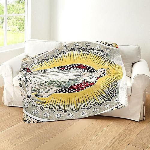 Miniatura 5 de CafePress Manta de forro polar Sherpa de Nuestra Señora de Guadalupe de 60 pulgadas de largo x 50 pulgadas de ancho