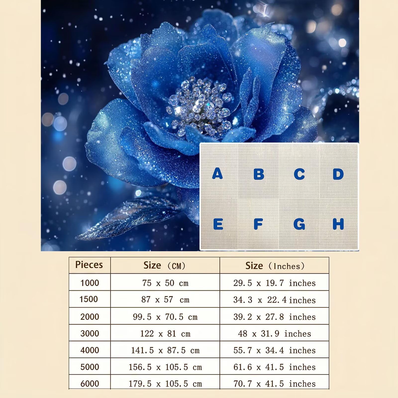 fiore sogno Puzzle 3000 Pezzi per Adulti, Puzzle in Legno - Collezione Classica con Poster Incluso - Sfida di Concentrazione e Passatempo Antistress, Gioco Educativo per Famiglia, 122 x 81 cm f0-404