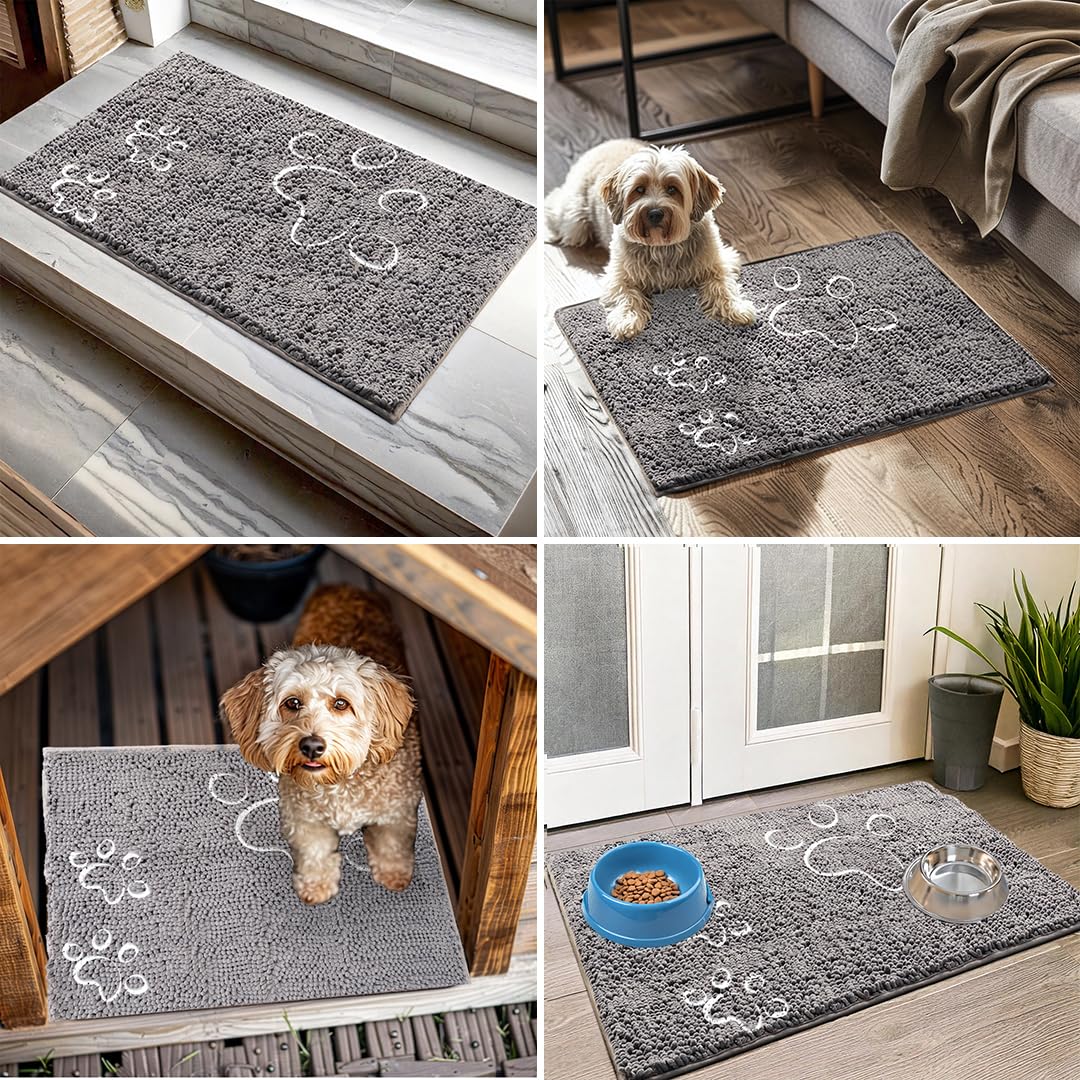 Amazon.com: Muddy Mat® Paw Dog Door Embroidery Mat Super Absorbent