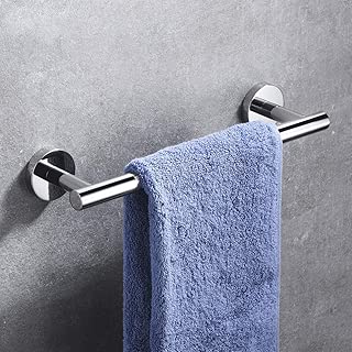Hoooh 12 Inch Bath Towel Bar SUS 304 Stainless Steel Towel Rack for Bathroom, Kitchen Towel Holder Wall Mount Polished Finish, A100L30-CH - coolthings.us
