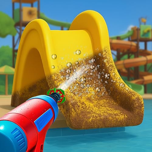 Waterpark Power Wash Cleaning Simulator – Limpia toboganes, piscinas y zonas del parque acuático con diversión a presión