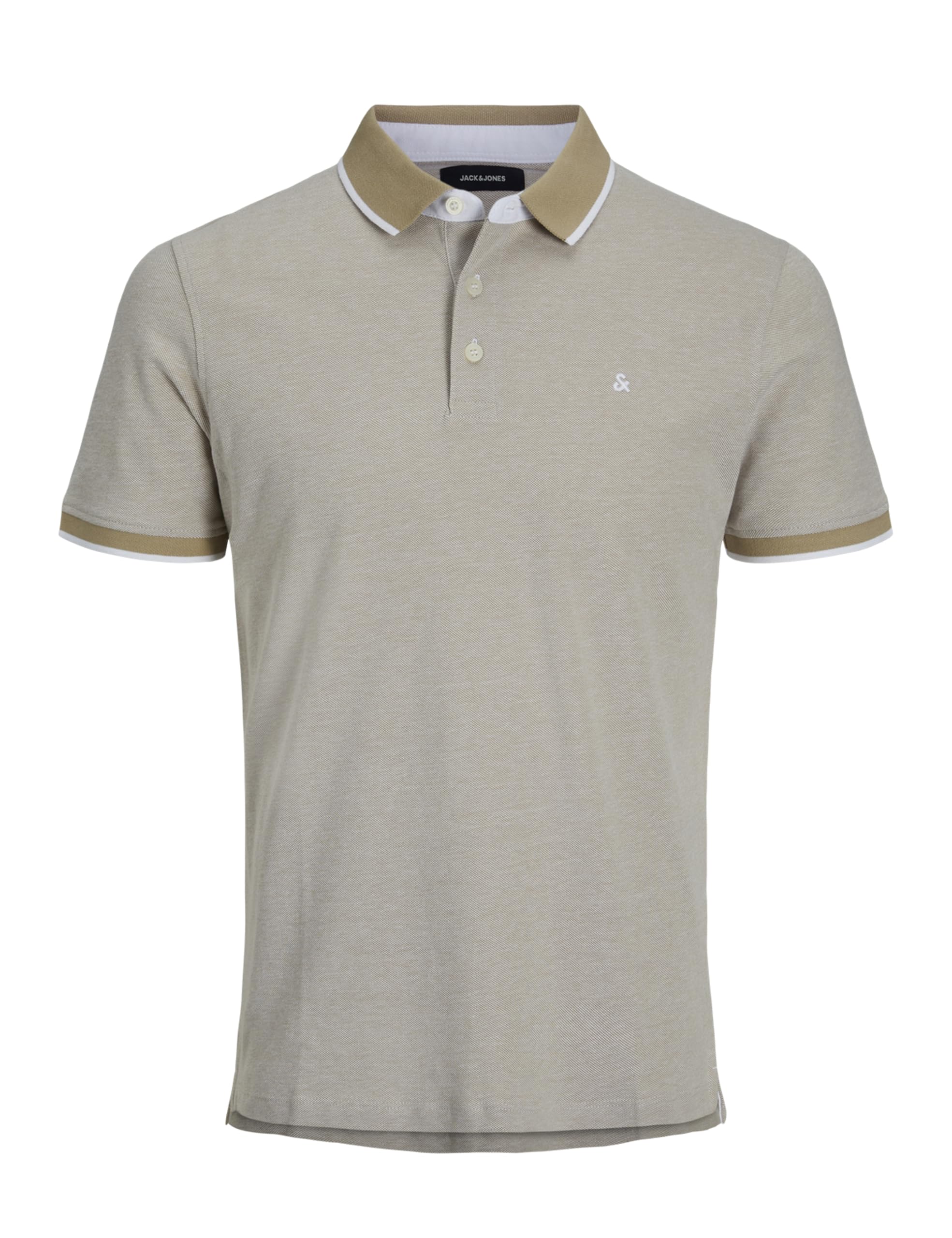 JACK & JONES Male Poloshirt 2er-Pack Einfarbig Poloshirt