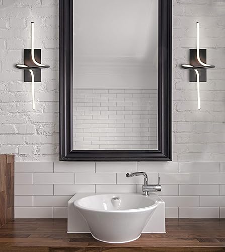 Miniatura 3 de JONATHAN Y JYL7030B Sketch - Lámpara LED minimalista integrada de metal de 9 pulgadas, moderna, contemporánea, glamurosa, minimalista, 3000 K