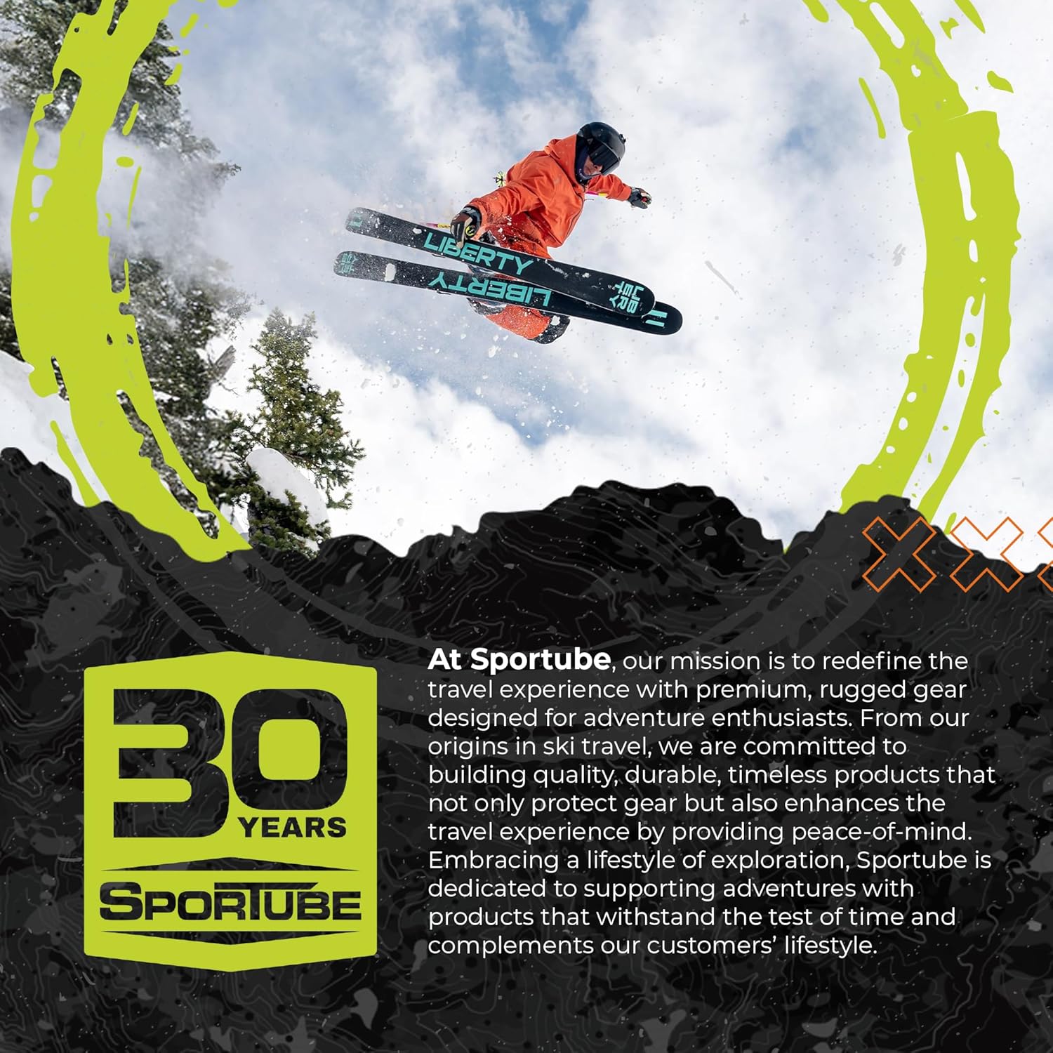 Sportube Traveler Boot Bag, 45L Padded Ski & Snowboard Gear Backpack with Dual Compartments for Easy Travel - Image 5