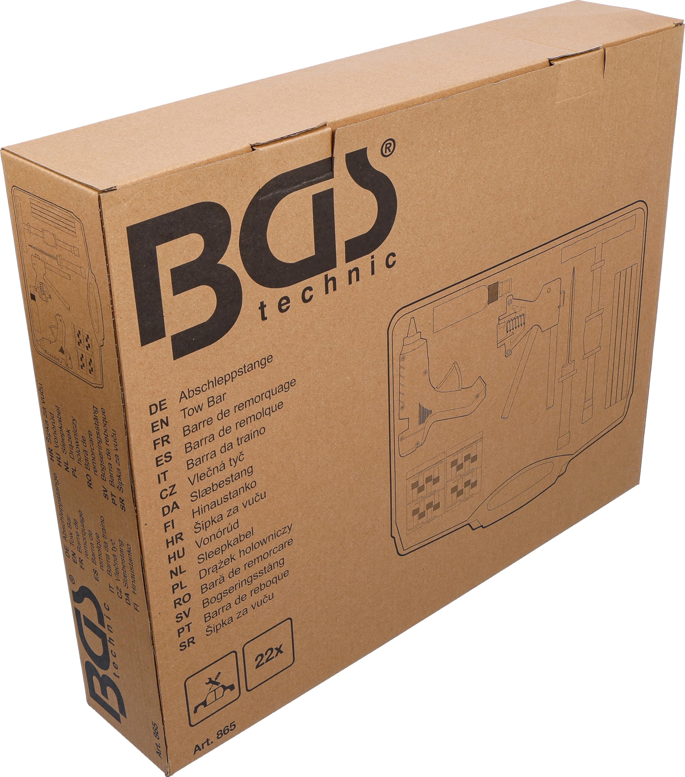 BGS 865 | Coffret de débosselage professionnel