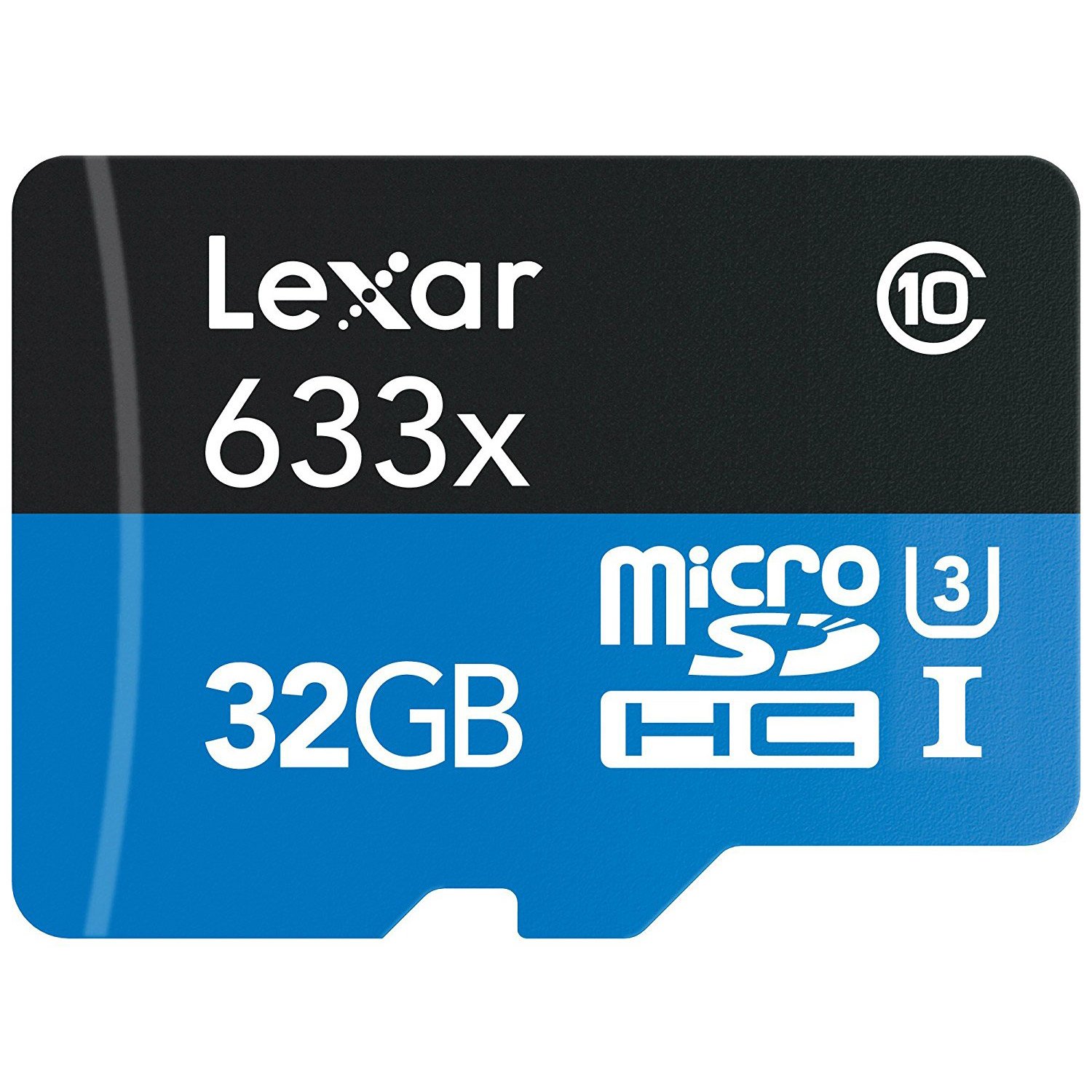 Lexar High-Performance MicroSDHC 633x 32GB UHS-I w/USB 3.0 Reader Flash Memory Card (old U3 version) LSDMI32GBBNL633R