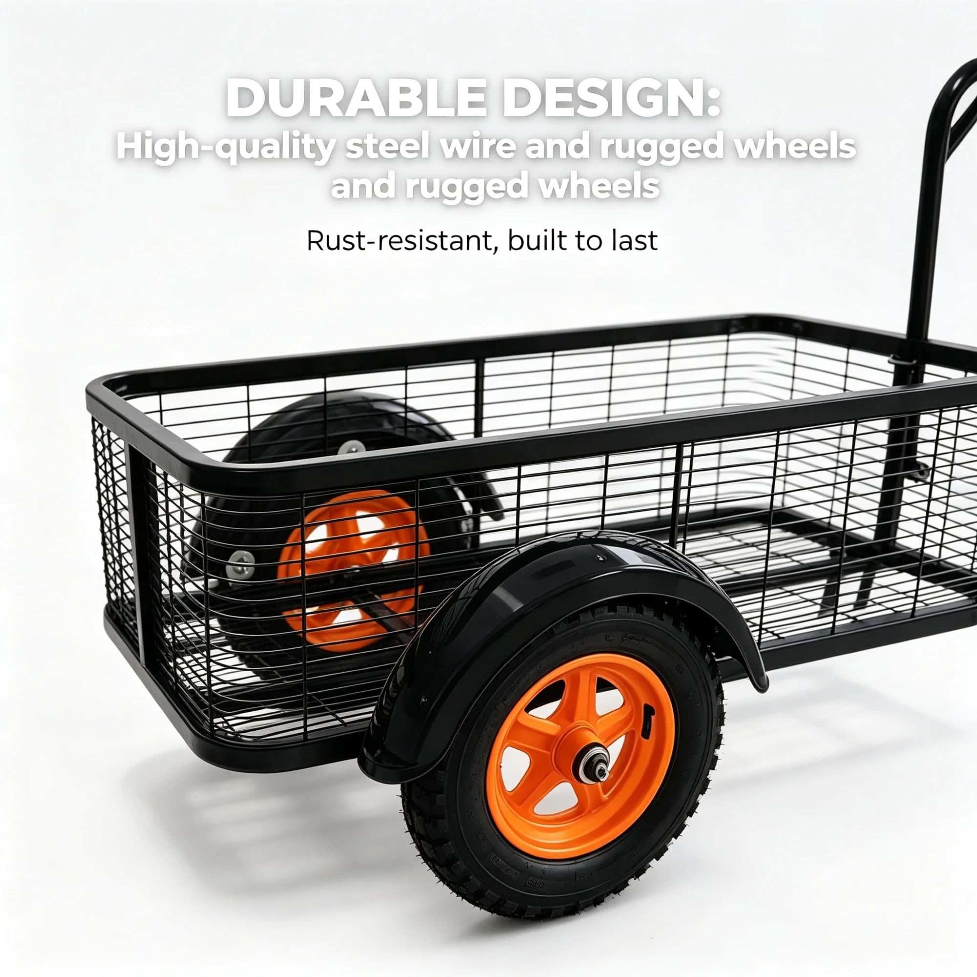 Einrad-Fahrrad-Anhänger für E‑Bikes, Schwerlast‑Heckträger mit Universal‑Schnellspannkupplung
