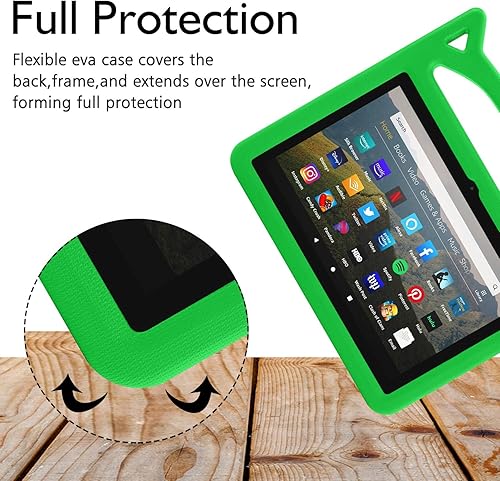 Miniatura 5 de Dinines - Funda para tablet de 8 pulgadas a prueba de niños (para versión 2022 y 2020, 12ª y 10ª generación), ligera, a prueba de golpes, con