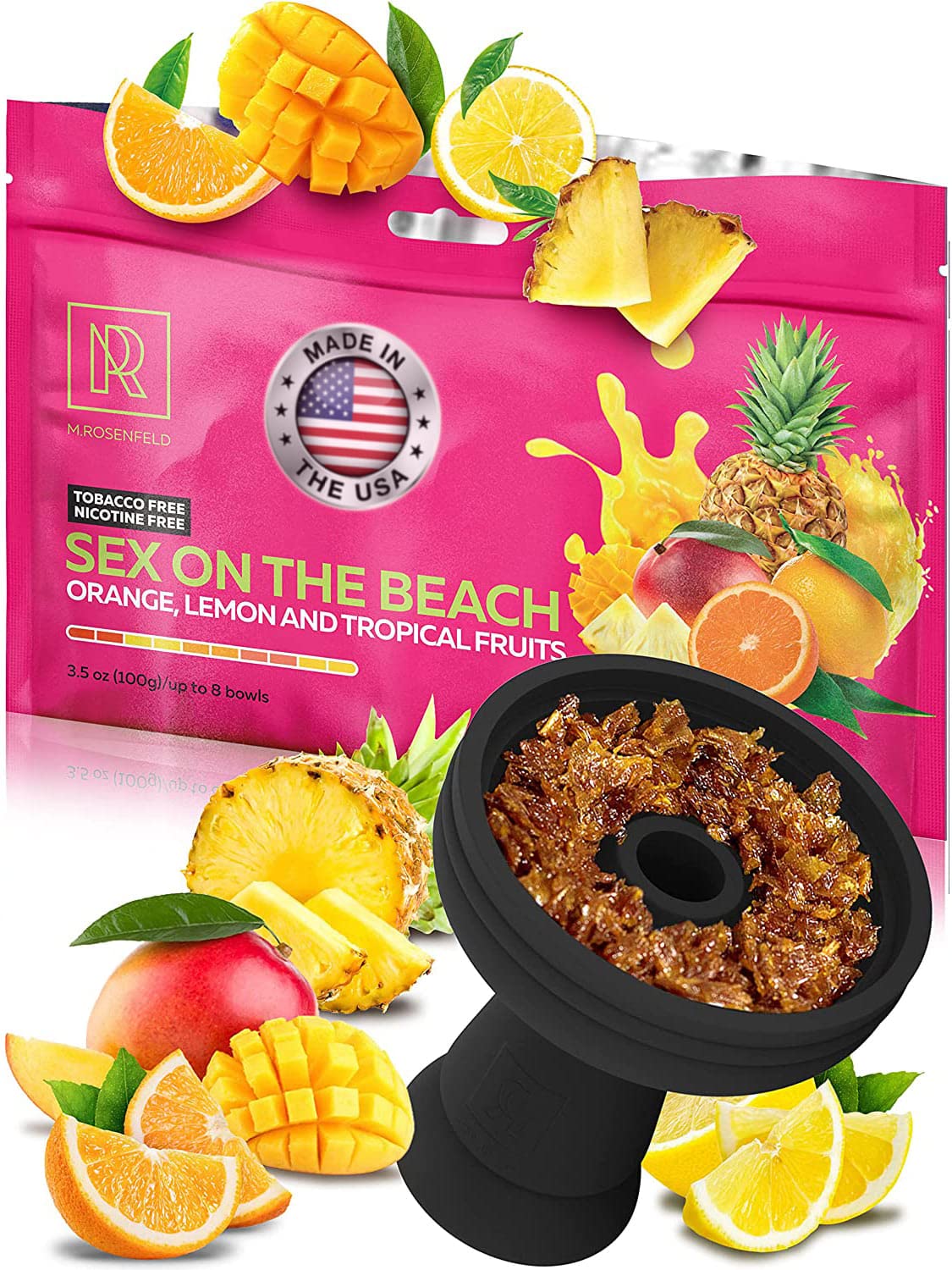 Buy Orange, Lemon & Tropical Mix Flavor Sex On The Beach al Shisha 3.