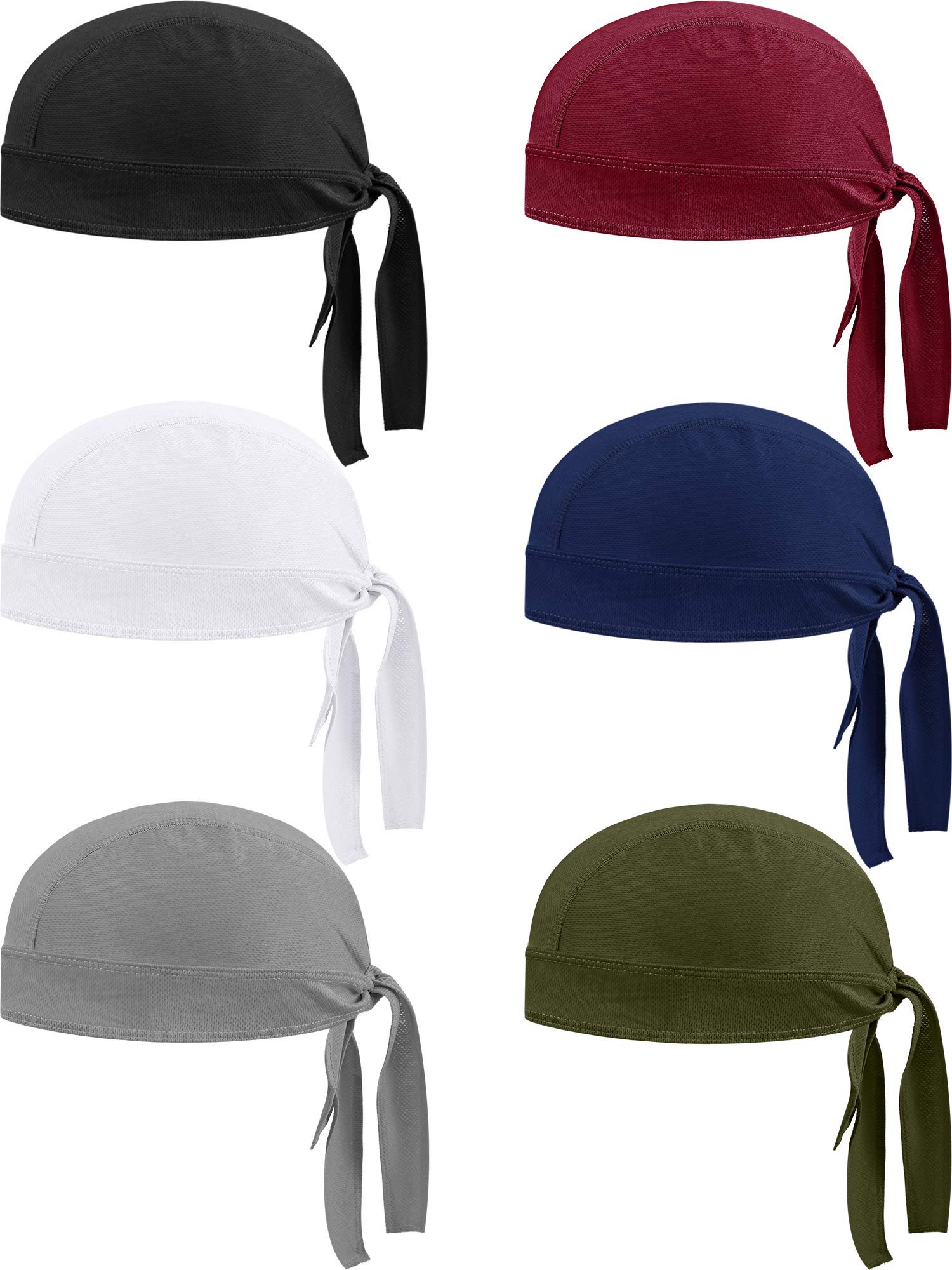 Chuangdi Sweat-Wicking Beanie Cap Skull Cap, Quick-Drying Pirate Hats for Men and Women Favors