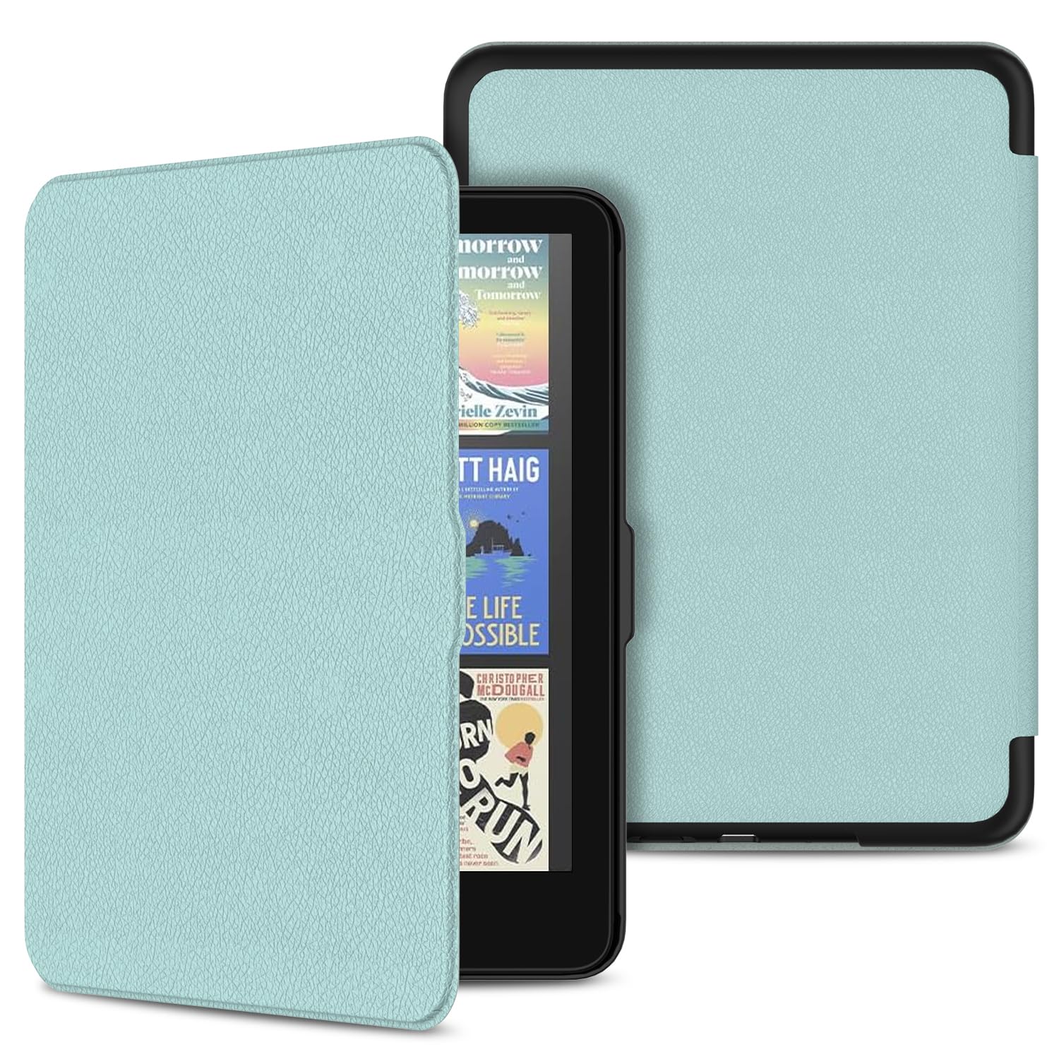 Étui en cuir synthétique Kindle Colorsoft Signature Edition 1ère génération et Paperwhite Kids & Signature Edition 12ème génération 2024, mise en veille/réveil