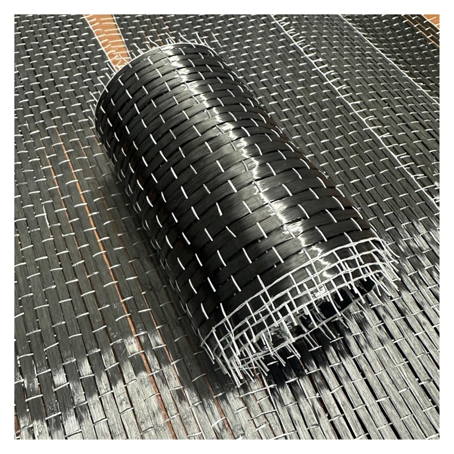12k 200gsm 4/8/12''UD Fabric, Wide Carbon Fiber unidirectional, Repair Material tensile Strength of 3400Mpa(200g 8 inch Width,5m)
