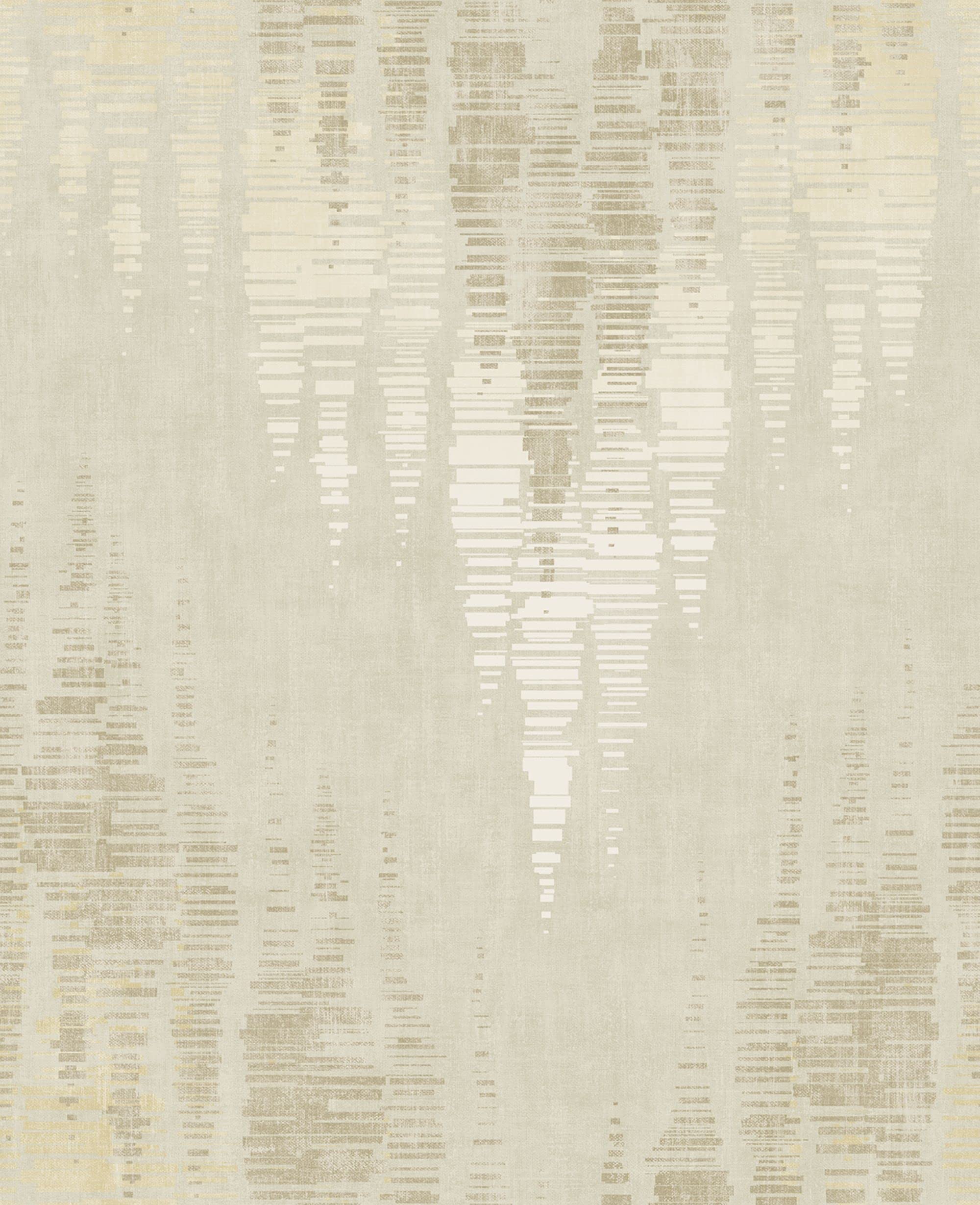 Casa Mia Rhombus Paper Non-Pasted Strippable Wallpaper Roll (Cover 56.00 sq. ft.) (Beige)