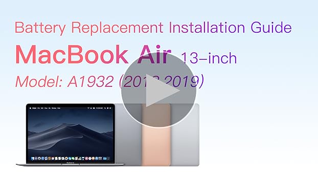 Amazon.com: Battery Replacement for MacBook Air A1932(Late