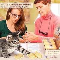 Vista 5 de Crochetta Kit de ganchillo para principiantes, kit de animales de ganchillo Amigurumi con tutoriales en video paso a paso, paquete de inicio