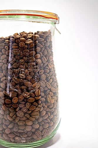 Miniatura 5 de Tarros de tulipán Weck de 1,5 litros - Tarros de masa agria - Tarros grandes de vidrio para masa madre - Tarro de inicio con tapa de vidrio - Tarro