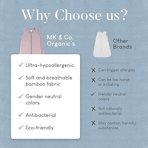 Miniatura 6 de MK & CO. ORGANICS - Saco de dormir unisex para bebé de 6 a 12 años y 12 a 24 meses