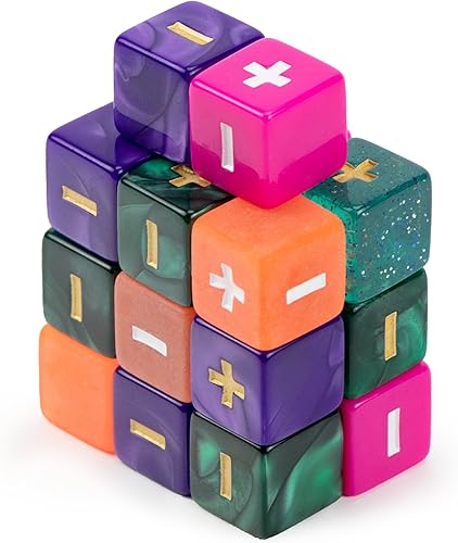 Miniatura 3 de Deluxe Fudge Dados Mystical Starter Set con bolsaJuego de 20dados.