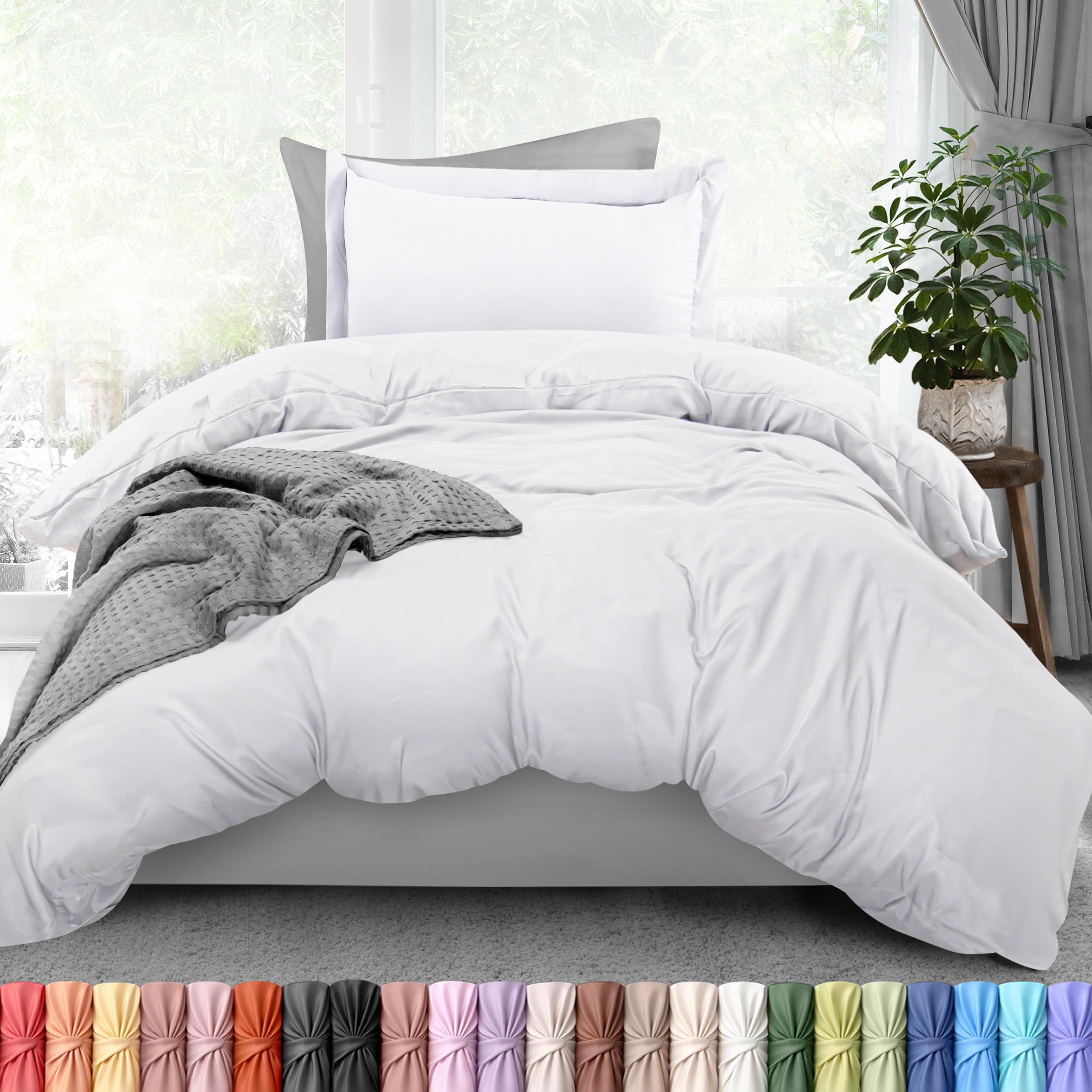 Amazon.com: Utopia Bedding Duvet Cover Twin Size - 2 Piece with