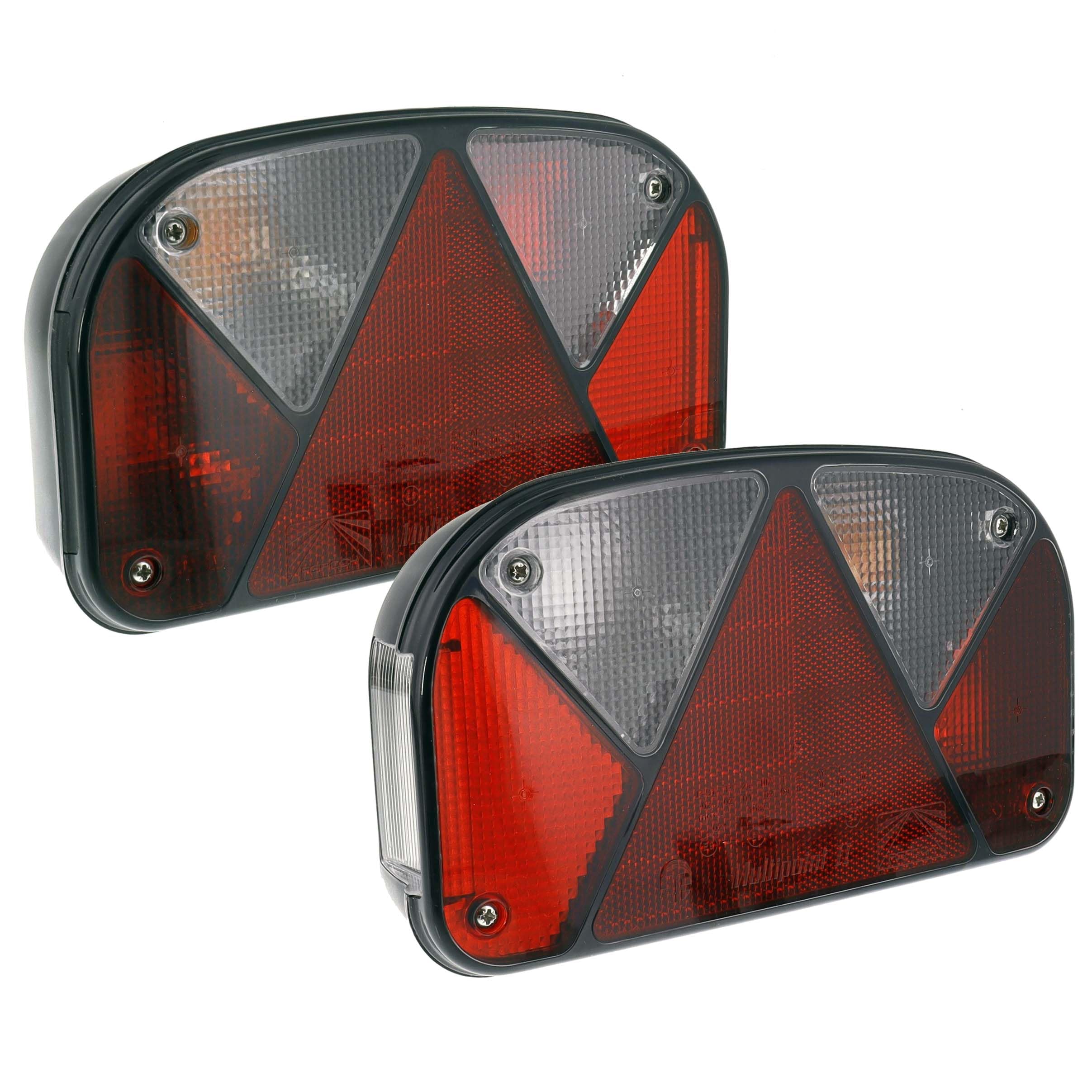 The Drive | Anhänger Rückleuchten Satz | Aspöck Multipoint II 2 | Rechts & Links | Bajonett-Anschluss | Rücklichter für PKW-Anhänger, Trailer & Wohnwagen