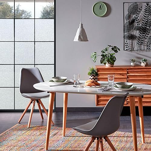 Miniatura 8 de Película de privacidad esmerilada para ventana, no adhesiva, adherencia estática, calcomanías decorativas para baño, control de calor, bloqueo UV,