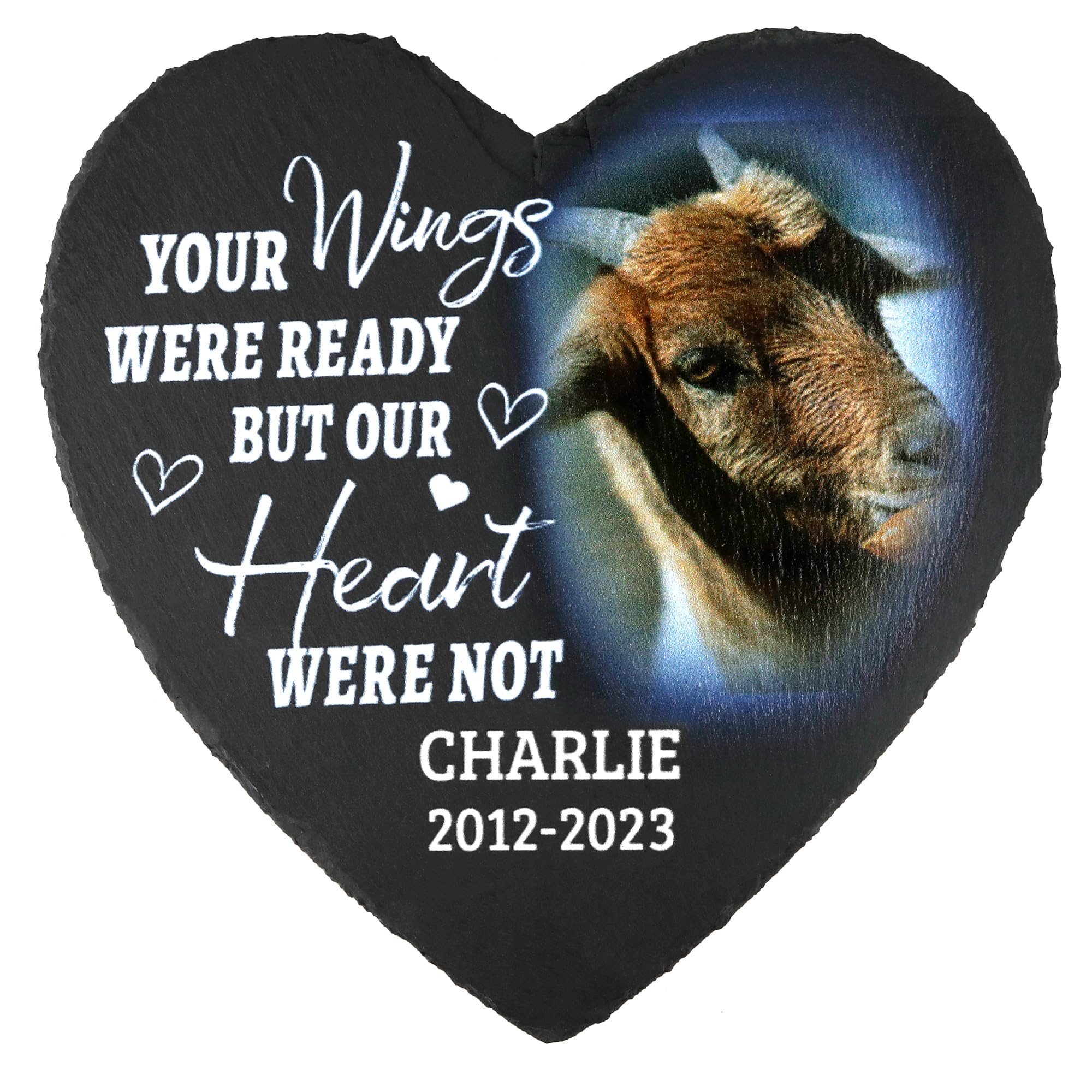 ODB Goat Memorial Stone & Gifts - Cemetery Decorations, Grave Markers for Goat Lovers