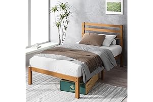 Minimalist Deco: Zinus Leah Twin Wood Bed Frame