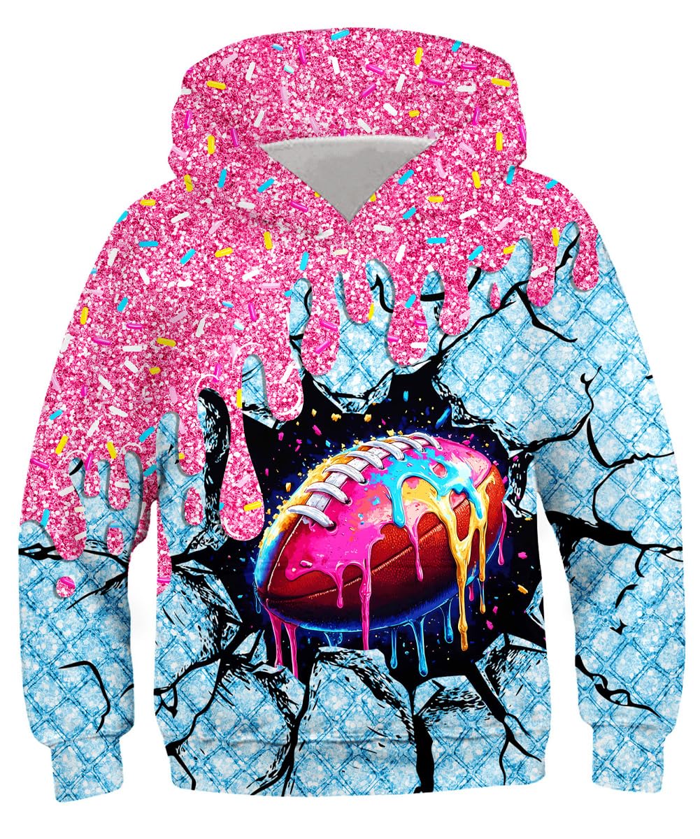 Lovekider Boys Hoodie Kids 3D Print Graphic Pullover Sweatshirt 6-16 Years