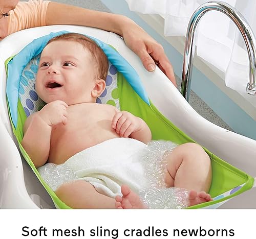 Miniatura 16 de Fisher-Price Bañera de bebé a niño pequeño 4 en 1 con soporte extraíble para bebés y 2 juguetes, hojas trepadoras