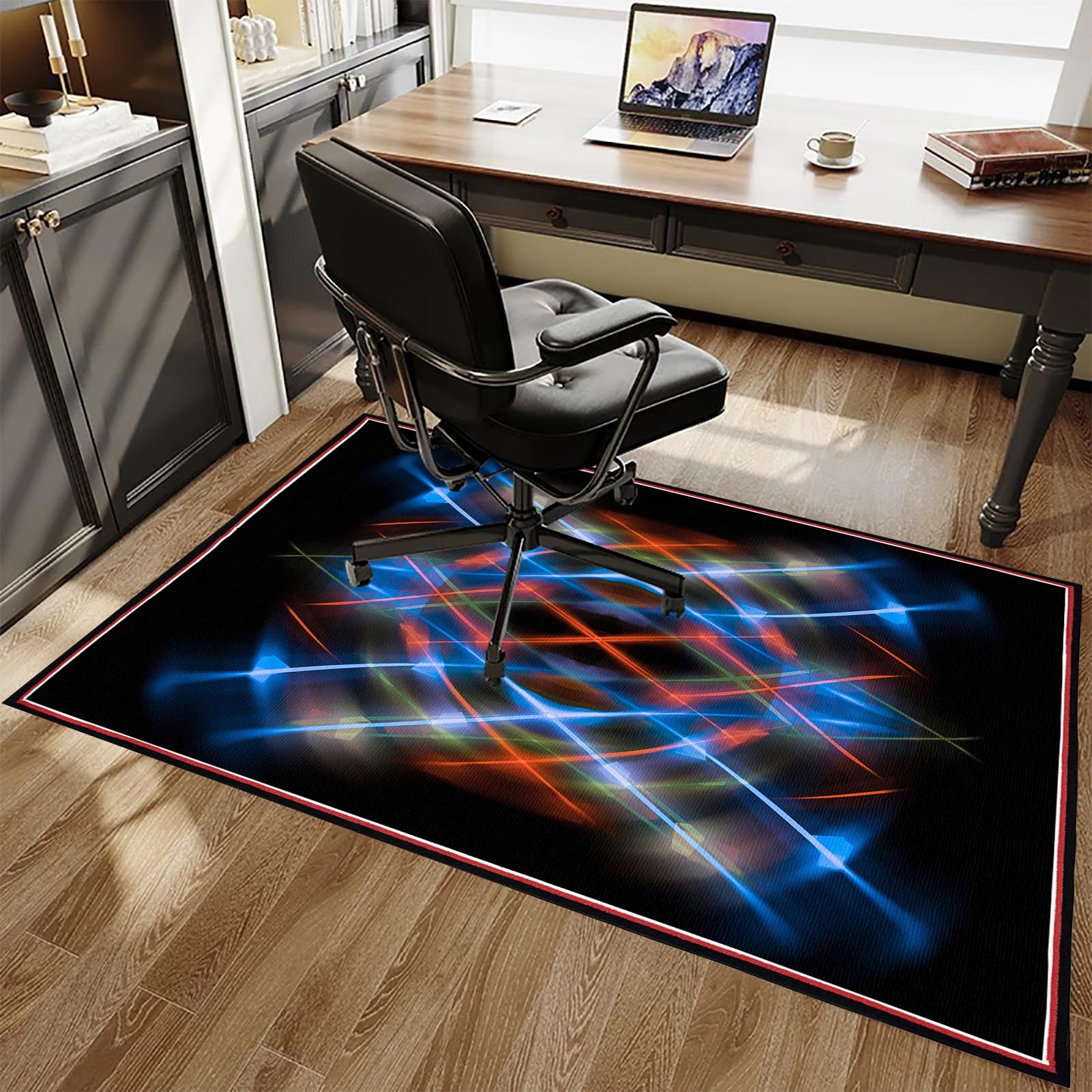 Tappeto per Gaming Tappeto Sedia Ufficio Antigraffio Tappeto Salvapavimento Tappetino Protettivo Resistente per Pavimenti Duri Ufficio protettore del pavimento Protezione Parquet 200 x 230 cm
