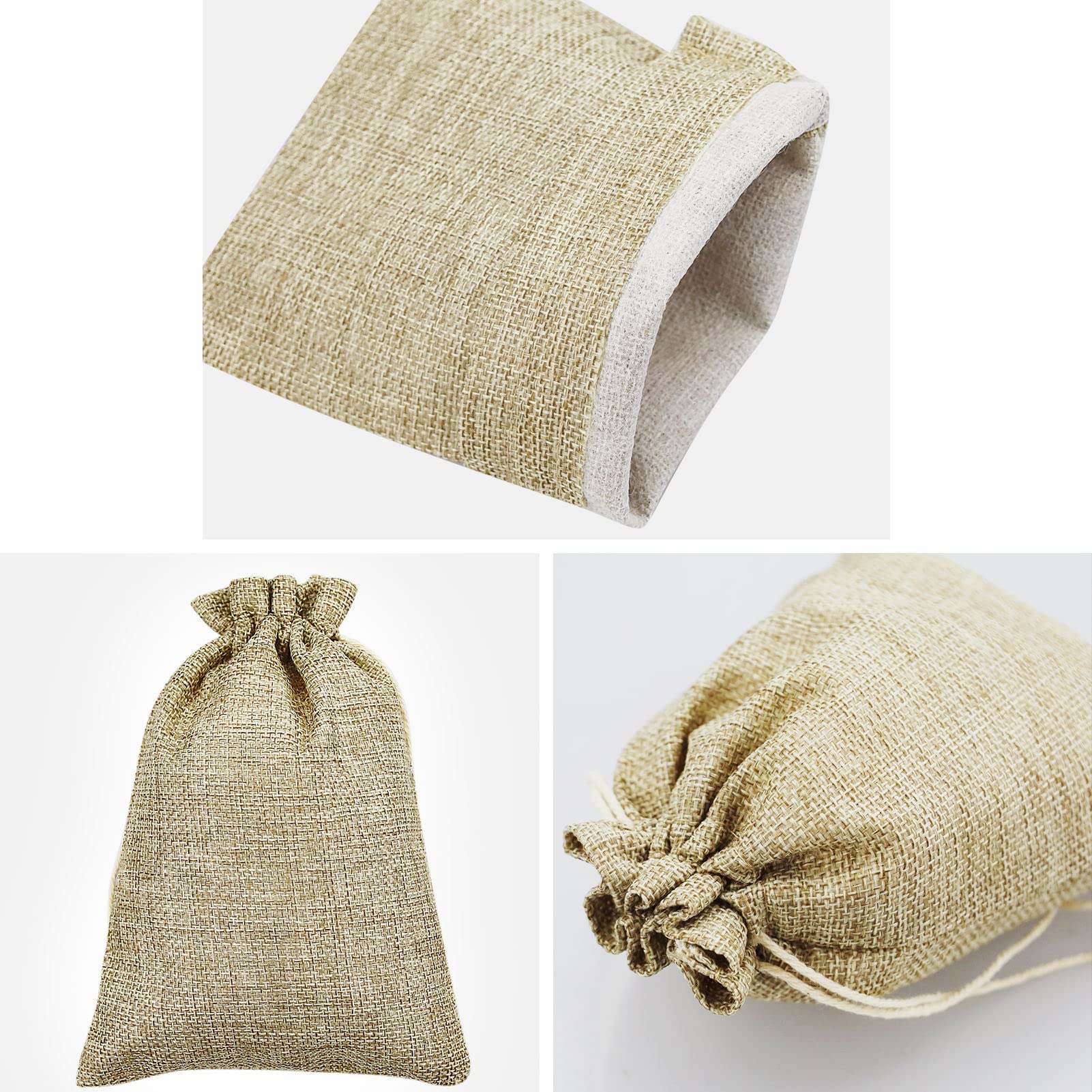 SZCXDKJ 10 Pcs Drawstring Hessian Bag - Image 3
